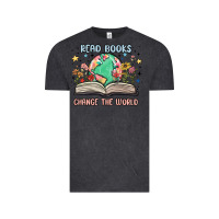 Vintage Black book lover Vintage Tee - MaliasSmallBusiness