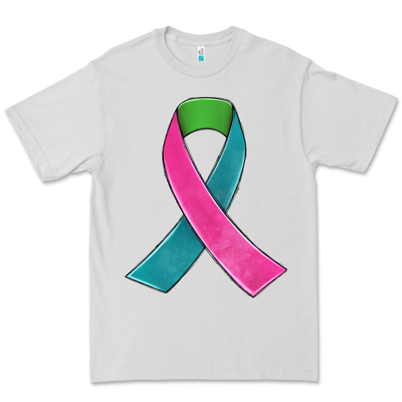 Metastatic Breast Cancer Ribbon Premium Tee by JahusDesignShop | Teevron