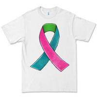 White metastatic breast cancer ribbon Premium Tee - JahusDesignShop