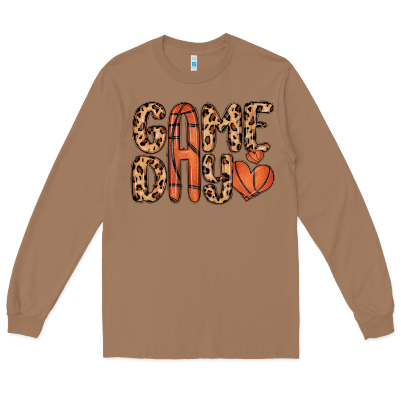 Game Day Basketball Long Sleeve Tee by MaliasSmallBusiness | Teevron