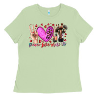 Matcha peace love makeup Ladies Tee - RacoonDesign