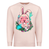 Pale Pink Easter egg Nurse Easter Day Premium Sweatshirt - HowdyJamesFarm