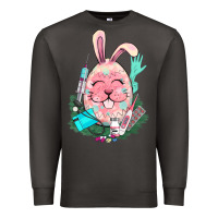 Smoke Easter egg Nurse Easter Day Premium Sweatshirt - HowdyJamesFarm