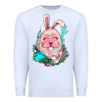 White Easter egg Nurse Easter Day Premium Sweatshirt - HowdyJamesFarm