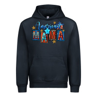 Navy American mama Mother's Day Urban Hoodie - FaDigitalArtStudio