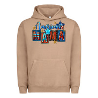 Pigment Burro American mama Mother's Day Urban Hoodie - FaDigitalArtStudio