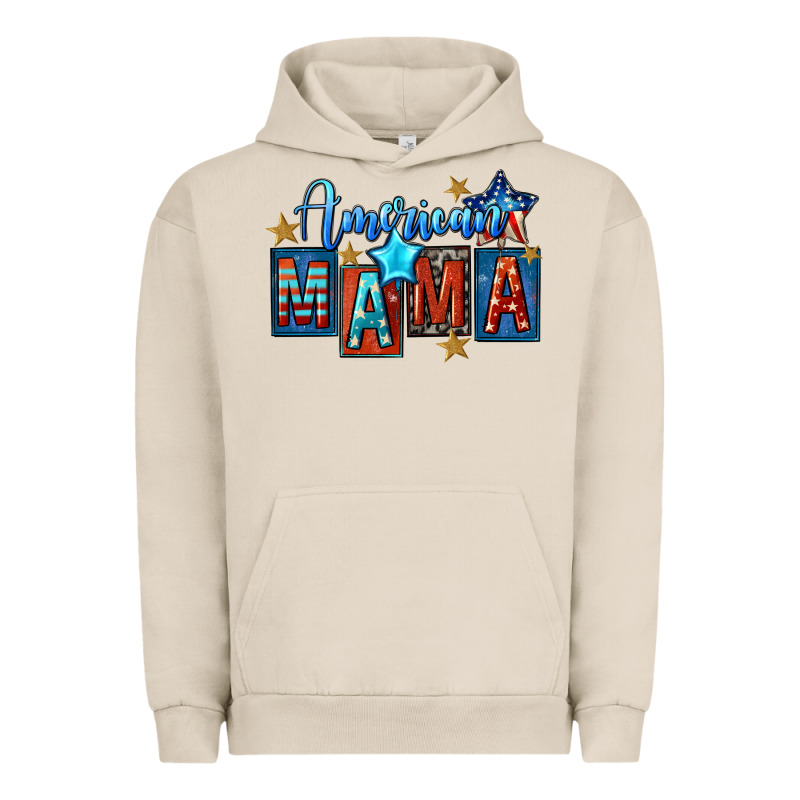American Mama Mother's Day Urban Hoodie by FaDigitalArtStudio | Teevron