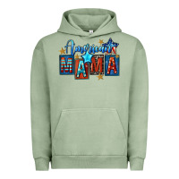 Pigment Oil Green American mama Mother's Day Urban Hoodie - FaDigitalArtStudio