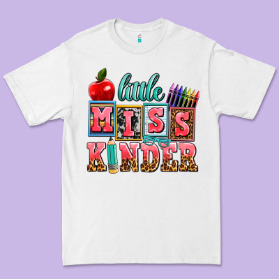 Little Miss Kinder Premium Tee Designed By Adodesignshop