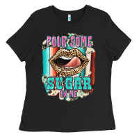 Black Pour Some Sugar On Me Ladies Tee - JahusDesignShop