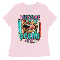 Bubblegum Pink Pour Some Sugar On Me Ladies Tee - JahusDesignShop