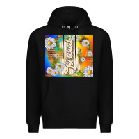 Black proud with daisies Premium Hoodie - TumblerDesignByShophia