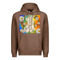 Chestnut proud with daisies Premium Hoodie - TumblerDesignByShophia
