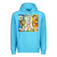 Ocean Blue proud with daisies Premium Hoodie - TumblerDesignByShophia
