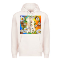 Pale Pink proud with daisies Premium Hoodie - TumblerDesignByShophia