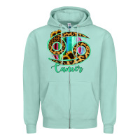 Seafoam Cancer Zodiac Zipper Hoodie - Bettercallsaul