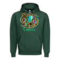 Sports Green Cancer Zodiac Zipper Hoodie - Bettercallsaul