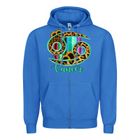 True Royal Cancer Zodiac Zipper Hoodie - Bettercallsaul