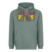 Sage mardi gras and beer hjf Heavyweight Hoodie - HowdyJamesFarm