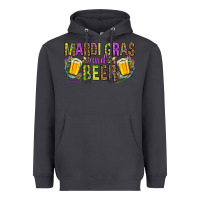 Smoke mardi gras and beer hjf Heavyweight Hoodie - HowdyJamesFarm