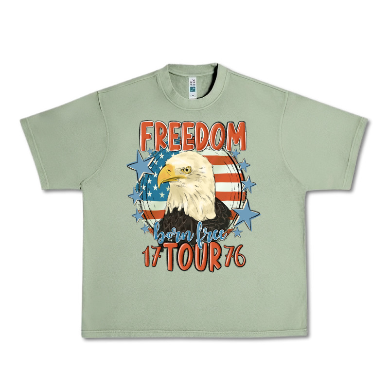 Freedom Born Free Tour 1776 Urban Heavy Tee by MaliasSmallBusiness | Teevron