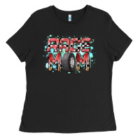 Black Race Mom Ladies Tee - RacoonDesign