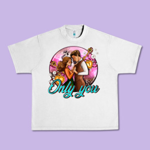 Only You And Couple With Keys Urban Heavy Tee Designed By Adodesignshop