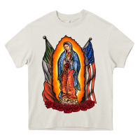 Cream our lady Heavy Core Tee - RacoonDesign