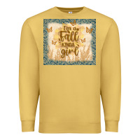 Antique Gold i'm a fall kinda girl Premium Sweatshirt - TumblerDesignByShophia