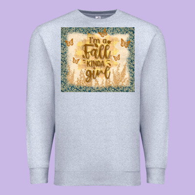 I'm A Fall Kinda Girl Premium Sweatshirt Designed By Tumblerdesignbyshophia