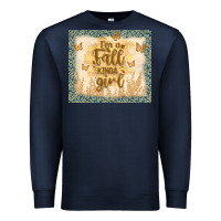 Navy i'm a fall kinda girl Premium Sweatshirt - TumblerDesignByShophia