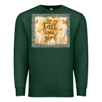 Sports Green i'm a fall kinda girl Premium Sweatshirt - TumblerDesignByShophia