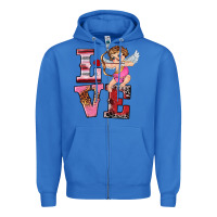 True Royal valentine's day cupid love Zipper Hoodie - RanaPortraitStore