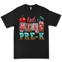 Black little miss pre k Premium Tee - AdoDesignShop