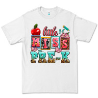 White little miss pre k Premium Tee - AdoDesignShop