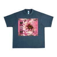 Midnight Navy breast cancer survivor Urban Heavy Tee - MaliasSmallBusiness