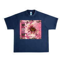 Navy breast cancer survivor Urban Heavy Tee - MaliasSmallBusiness