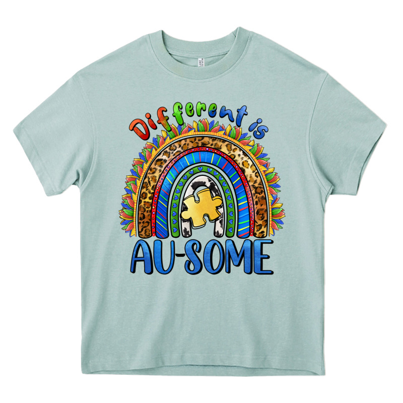 Different Is Ausome Heavy Core Tee by BarkalooDesign | Teevron