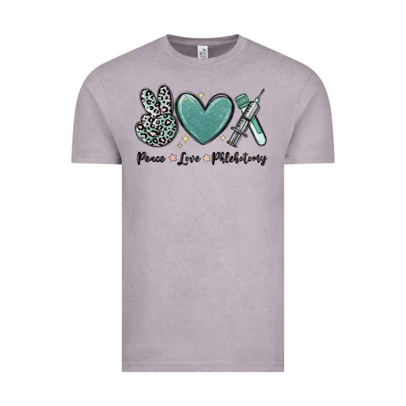 Peace Love Phlebotomy Vintage Tee by MaliasSmallBusiness | Teevron