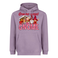 Lavender Gnome sweet gnome Valentine's Day Heavyweight Hoodie - HowdyJamesFarm