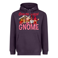 Plum Gnome sweet gnome Valentine's Day Heavyweight Hoodie - HowdyJamesFarm