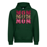 Forest Green Mom mom mom Mother's Day Urban Hoodie - FaDigitalArtStudio