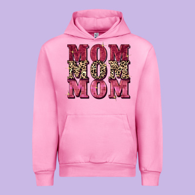 Mom Mom Mom Mother's Day Urban Hoodie Designed By Fadigitalartstudio