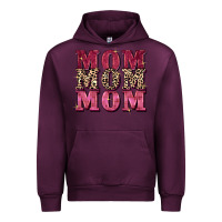 Mauve Wine Mom mom mom Mother's Day Urban Hoodie - FaDigitalArtStudio