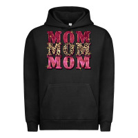 Pigment Black Mom mom mom Mother's Day Urban Hoodie - FaDigitalArtStudio