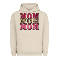 Pigment French Oak Mom mom mom Mother's Day Urban Hoodie - FaDigitalArtStudio