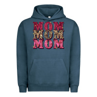 Pigment Midnight Navy Mom mom mom Mother's Day Urban Hoodie - FaDigitalArtStudio