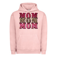 Pigment Salmon Mom mom mom Mother's Day Urban Hoodie - FaDigitalArtStudio