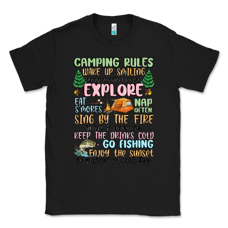 Camping Rules Classic Tee by MaliasSmallBusiness | Teevron