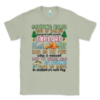 Matcha camping rules Classic Tee - MaliasSmallBusiness